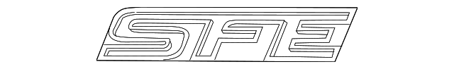 DL3Z9925622AA Деталь DECAL, LEFT