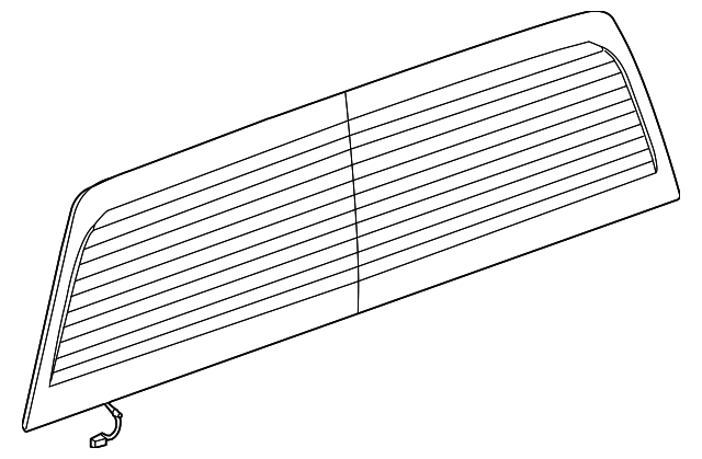 22998945 Деталь BACK GLASS