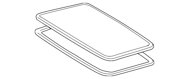 63201-02070 Деталь SUNROOF GLASS
