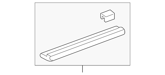73861-0W000 Деталь ROOF MOLDING FASTENER, RIGHT