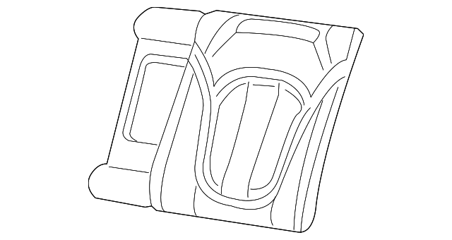 5SK29DX9AB Деталь SEAT BACK COVER, LEFT