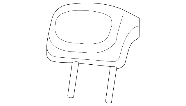 1VR07ML2AB Деталь HEADREST, CENTER, LEFT