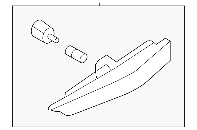92302-2K000 Деталь REPEATER LAMP, RIGHT