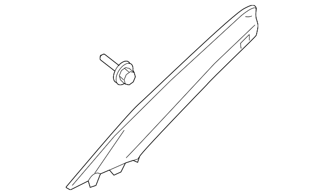 84101-SDA-A01ZA Деталь GARNISH ASSY., R. FR. PILLAR *NH220L* (C