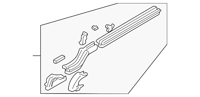4580298AG Деталь RAIL ASSY, RIGHT
