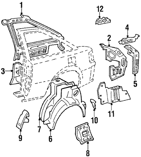 Celica INNER STRUCTURE & RAILS 3