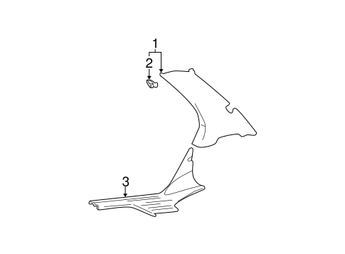 Sonata INTERIOR TRIM - QUARTER PANELS