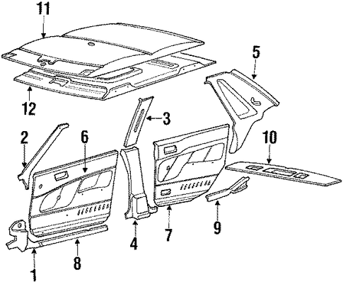 Galant INTERIOR TRIM