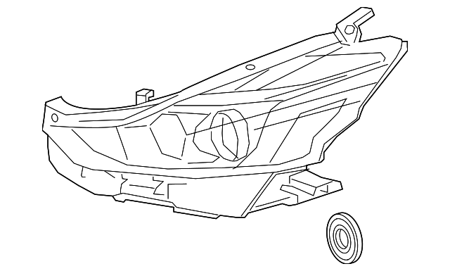 81170-47650 HEADLAMP ASSY, LEFT