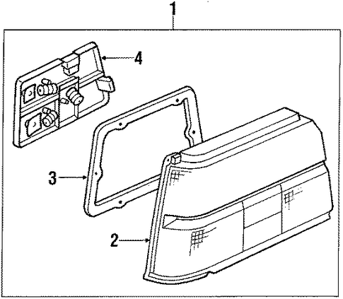Tercel TAIL LAMPS