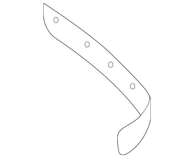 3B9-807-792-A-GRU Деталь MOLDING, RIGHT