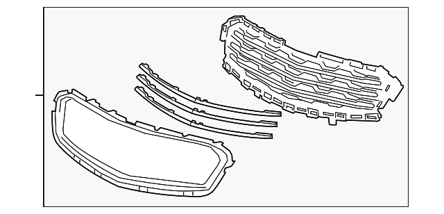 95433926 Деталь CENTER GRILLE