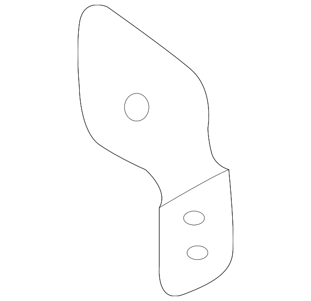28039-5Z000 Деталь INSTRUMENT PANEL BRACKET, LEFT