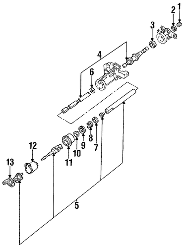 B3000 SHAFT & INTERNAL COMPONENTS