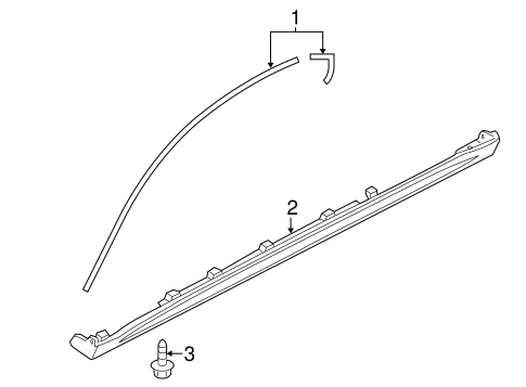 Sentra EXTERIOR TRIM - PILLARS