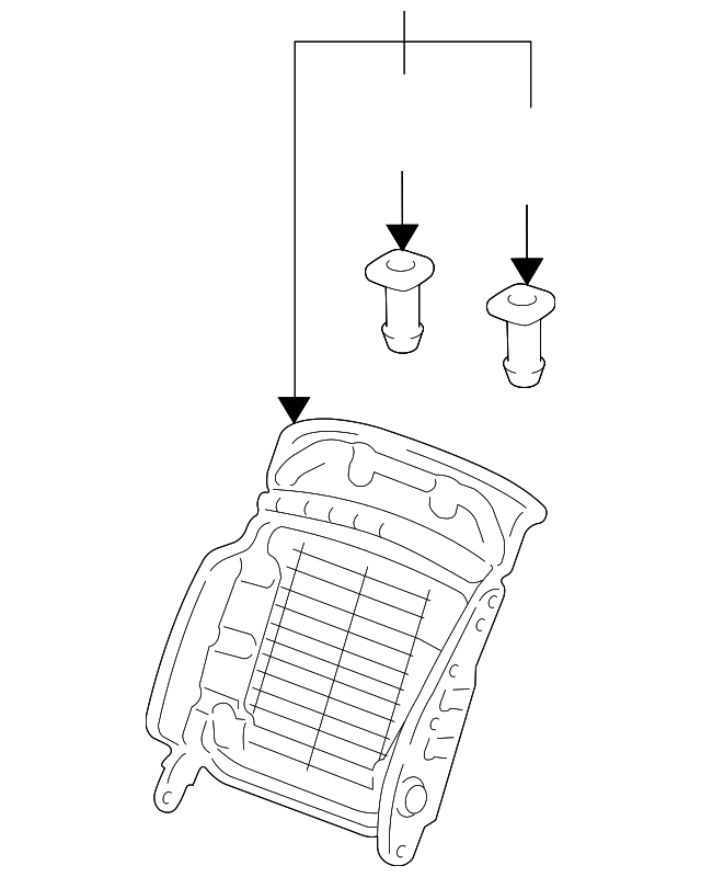 81526-S9V-A03 FRAME, L. FR. SEAT-BACK