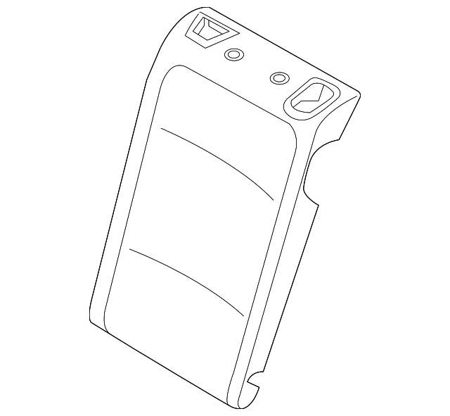 52-20-7-235-439 SEAT BACK PAD, LEFT