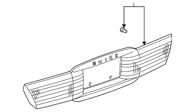 19208064 BACKUP LAMP ASSY