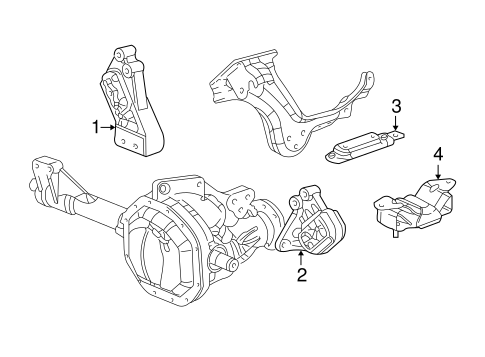 Ram 2500 ENGINE & TRANS MOUNTING 2