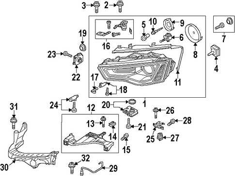 allroad HEADLAMP COMPONENTS 2