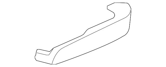 83792-SAA-J01ZA Деталь COVER, L. RR. DOOR GRIP *NH167L* (GRAPHI