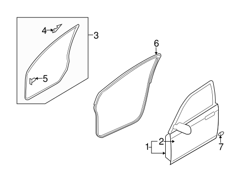 CX-9 DOOR & COMPONENTS