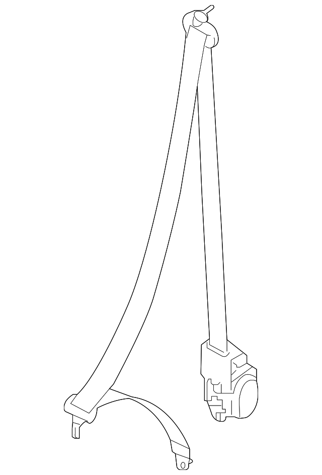 19316944 Деталь SEAT BELT ASSY, RIGHT