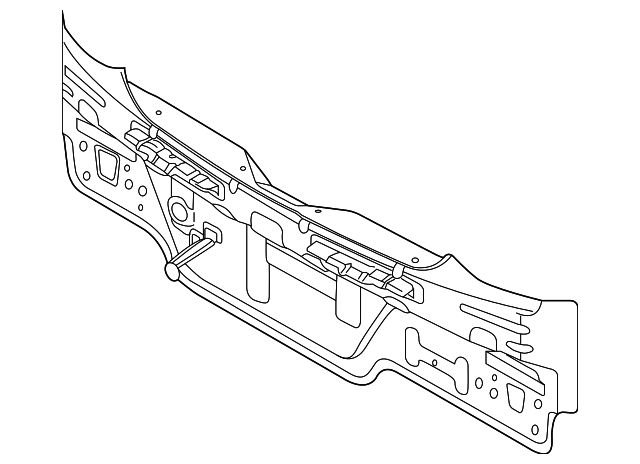 69100-1W010 Деталь REAR BODY PANEL