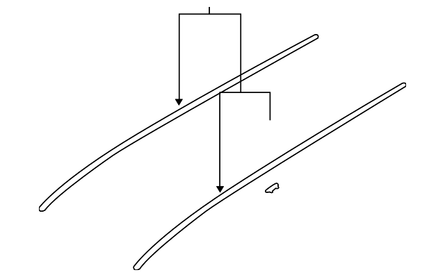 87210-3E000 Деталь ROOF MOLDING, LEFT