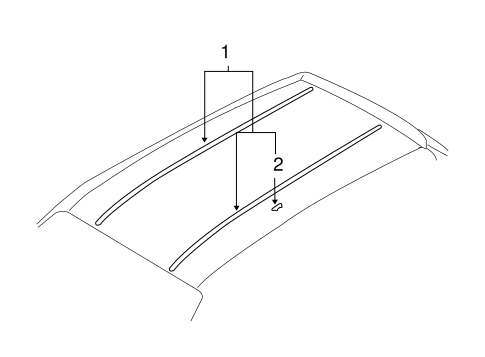 Sorento EXTERIOR TRIM - ROOF
