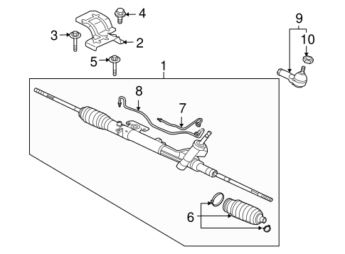 Outlander STEERING GEAR & LINKAGE 2
