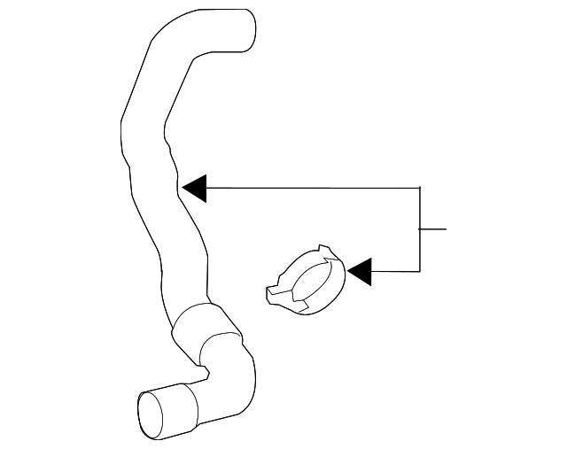 16571-36180 LOWER HOSE