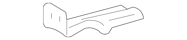 86633-1U000 Деталь IMPACT BAR BRACKET