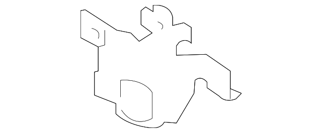 86617-1U200 Деталь IMPACT BAR BRACKET, LEFT