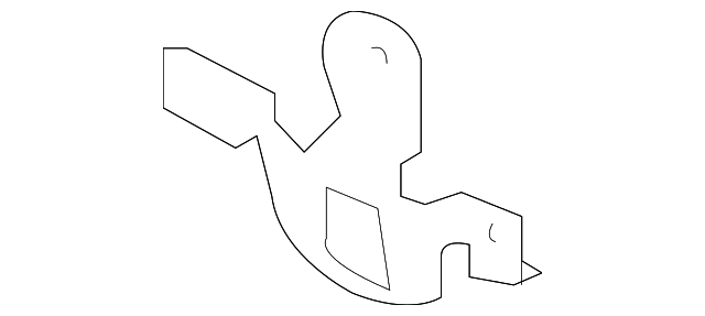 86615-1U200 Деталь IMPACT BAR BRACKET, LEFT