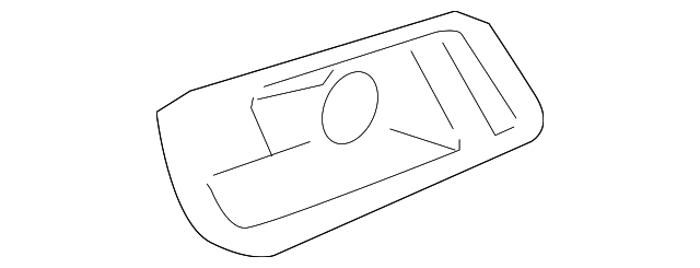 22855623 Деталь HANDLE, INSIDE, RIGHT