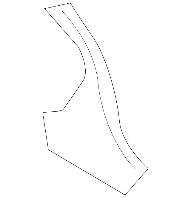 682A23ZE0A Деталь EXTENSION PANEL, RIGHT