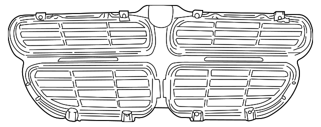 4805900AB Деталь GRILLE
