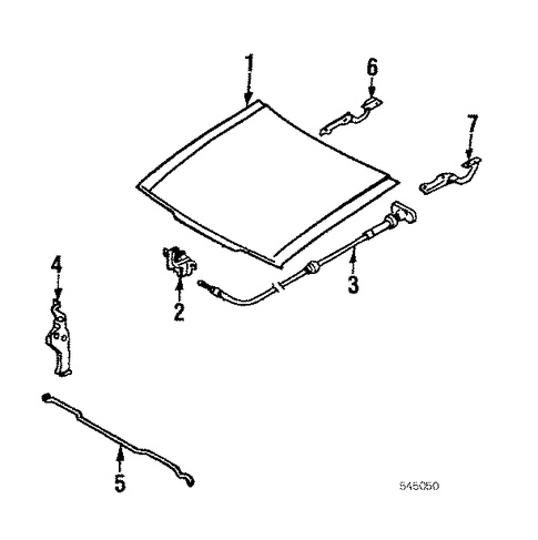 626 HOOD & COMPONENTS