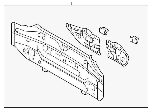 58307-21080 Деталь REAR BODY PANEL
