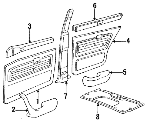 528e INTERIOR TRIM