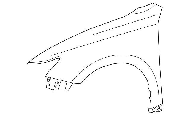 53811-33230 Деталь FENDER, RIGHT