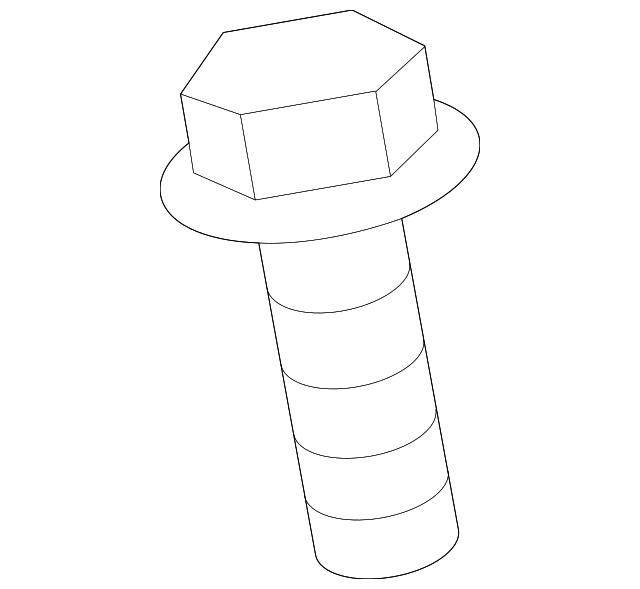 90119-06514 Деталь FENDER BOLT, RIGHT