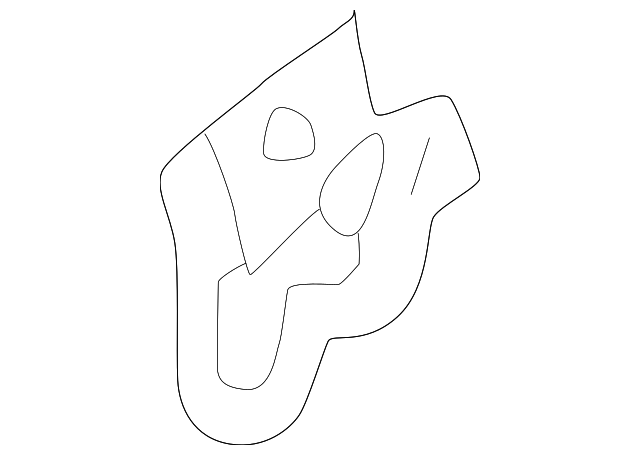 5027186AB BRACKET, LEFT