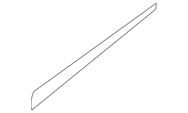 1BY07XZAAA Деталь SIDE MOLDING, LEFT