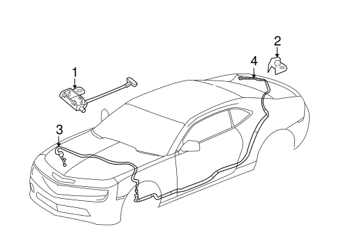 Camaro ANTENNA & RADIO