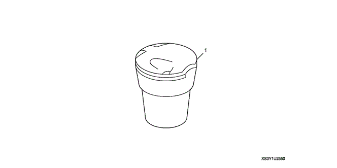 ACCESSORIES/ASHTRAY (CUP HOLDER) for 2014 Acura RLX #1