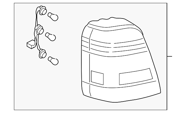 84201FC001 Деталь TAIL LAMP ASSY, RIGHT