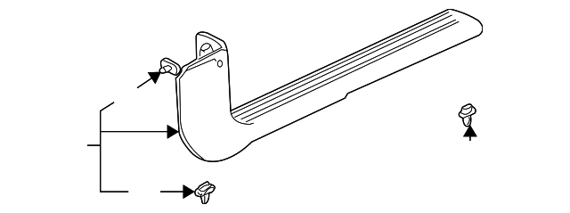 25752493 SILL COVER, LEFT
