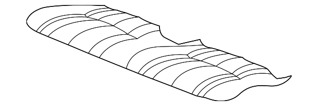 TC341AZAA Деталь CUSHION COVER, RIGHT